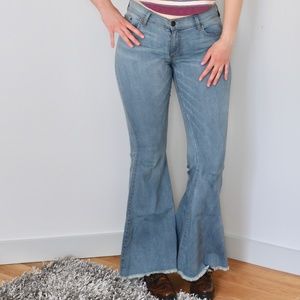 free people bellbottom jeans